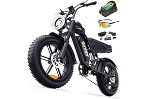 DTTZH F6/F6S/F6PRO Electric Bike for Adults with NFC & Password Unlock, 5000/2000/1500W, 50/40/33MPH, 60V 30Ah, 48V 15/25Ah E-Bike, 100-60 Miles Electric Motorcycle, 20" Fat Tire Electric Dirt Bike