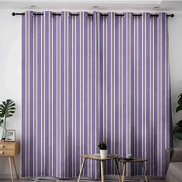 Amazon Com Agoniu Grommet Curtains Geometric Vertical