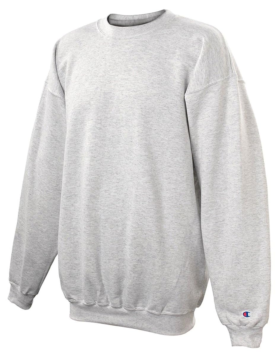 light gray champion sweatshirt