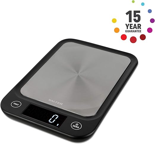 Salter Digital Kitchen Scales Electronic Food Scale Ultra Slim
