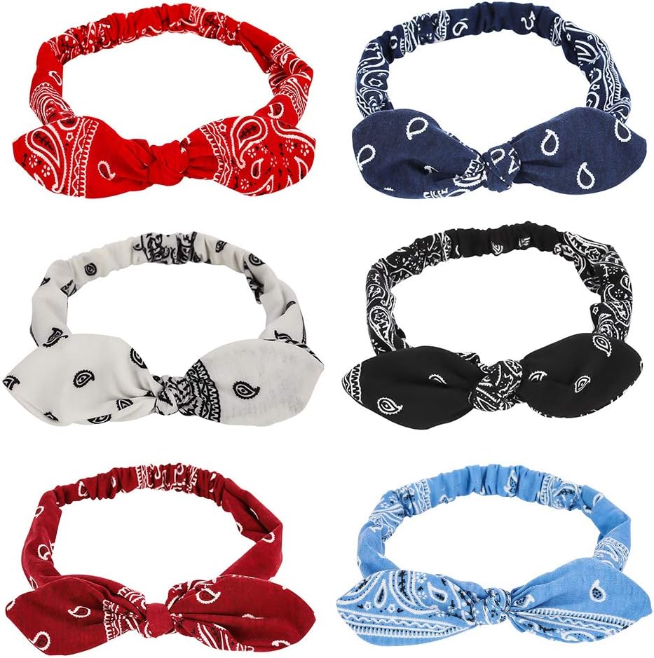 elastic bow headband