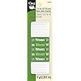 Dritz 9308W Non-Roll Woven Elastic, White, 1-1/4-Inch by 1-Yard