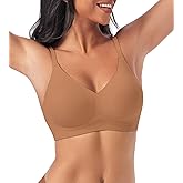 ULTREAGLE Bras for Women No Underwire - Womens Bralettes Wireless Seamless Padded Bra Comfortable Tshirt Bras