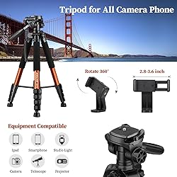 JOILCAN Tripod Camera Tripods, 74" Tripod for