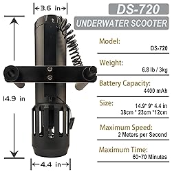 DCCMS Underwater Scooter, Thumb-Control SeaScooter