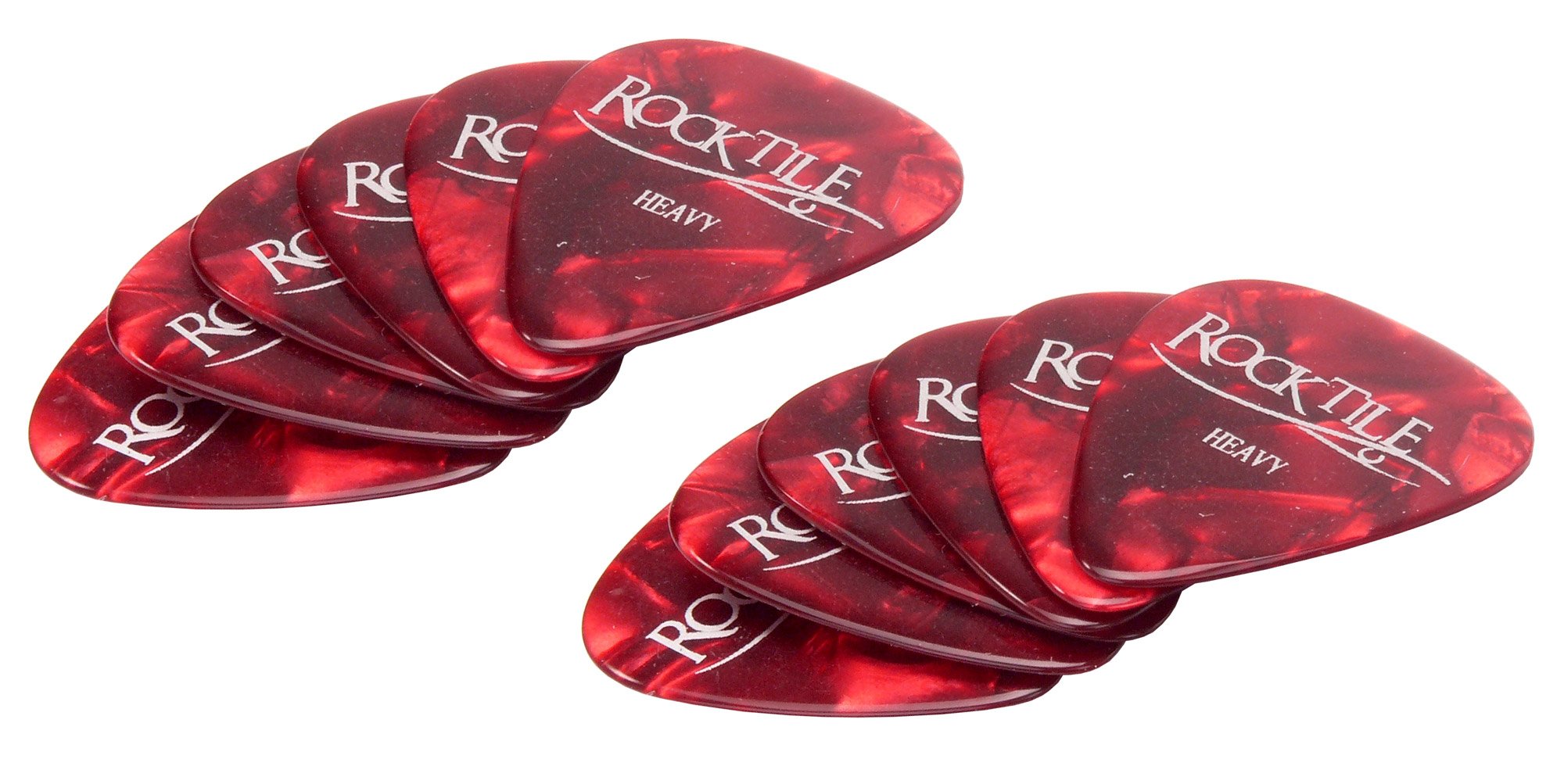 Rocktile Picks 12 Pieces Red Heavy