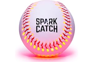 SPARK CATCH Light Up Baseball, Glow in The Dark Baseball, Sports Gear Accessories Gifts for Boys 8 9 10 11 12 13 14 15 Years Old, Kids Teens All Ages Gift Ideas