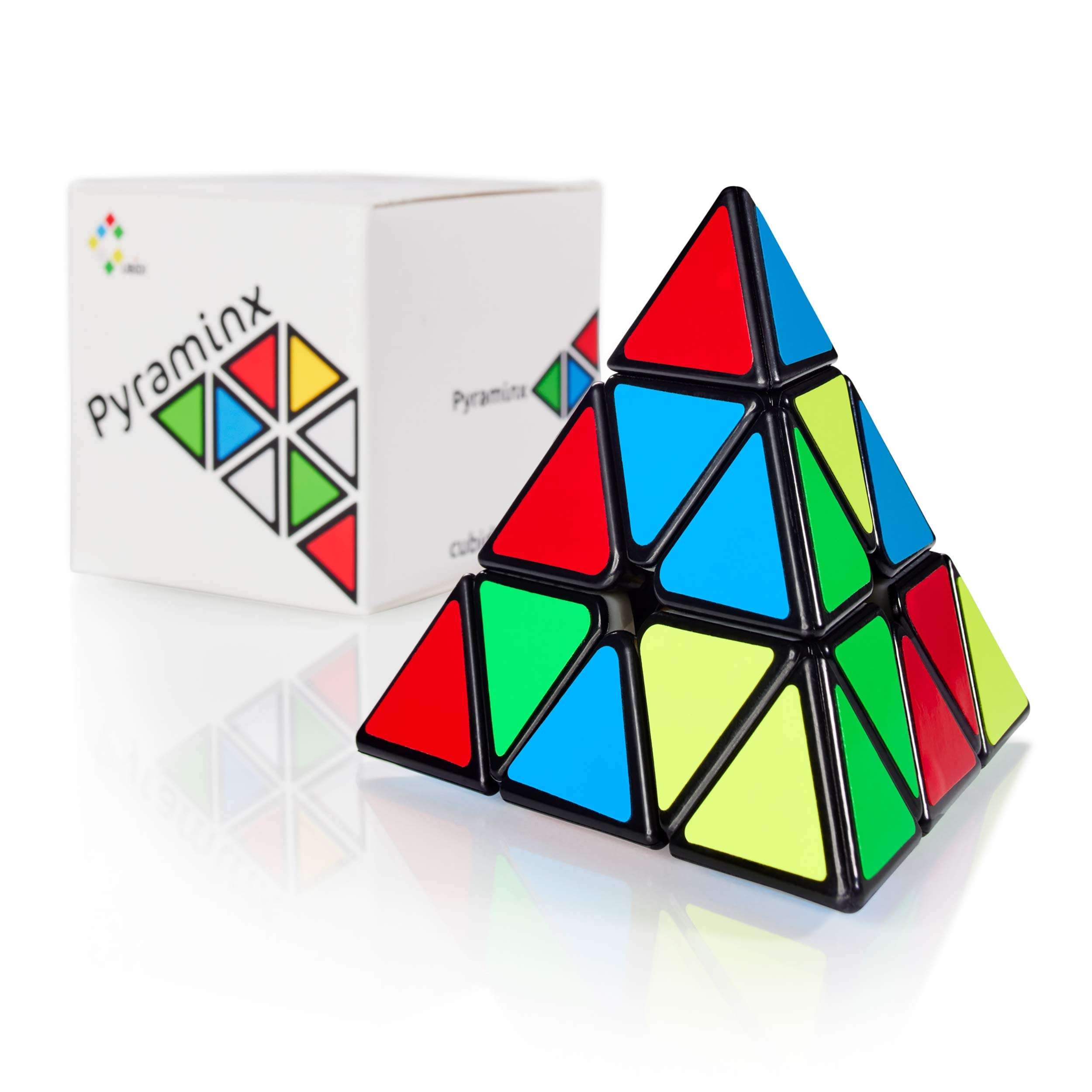 CUBIDI® - Magic cube pyramid - exciting brainteaser for children and adults (with sticker)