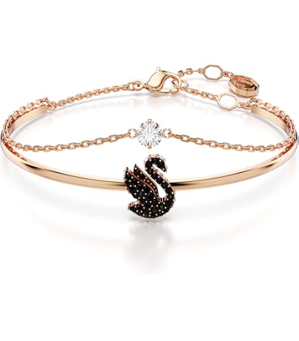 Amazon.com: Swarovski Crystal Authentic Swan Lake Bangle, White