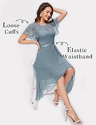Wedtrend Women's Formal Dress Ruffle Cocktail Party