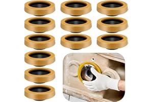 12 Pack Thick Toilet Wax Ring, Universal Wax Ring for Toilet Installation, Heavy-Duty Toilet Wax Rings and Toilet Bowl Wax Ri