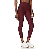Under Armour Womens HeatGear Armour High Waisted Ankle No-Slip Leggings, (600) Dark Maroon / / Black, Small