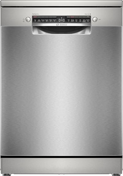 Bosch Series 6 Free-standing Dishwasher 60 cm Silver Inox