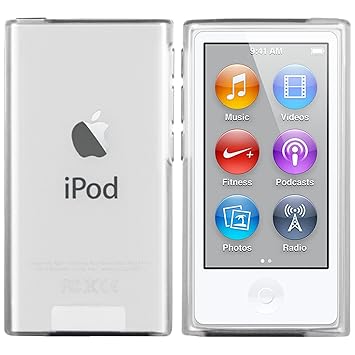 moodie Silikonhülle für iPod Nano 7G Hülle in Transparent - Case Schutzhülle Tasche für Apple iPod Nano 7 Generation - 2015 V