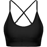 L9 OVESPORT Women's Sports Bras Tie-dye Seamless Workout Criss Cross Gym Yoga Strappy Crop Bra