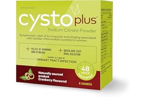 Cystoplus Symptom relief for cystitis, a type of urinary tract infection. Sodium Citrate Powder - Symptom Relief Oral Solutio