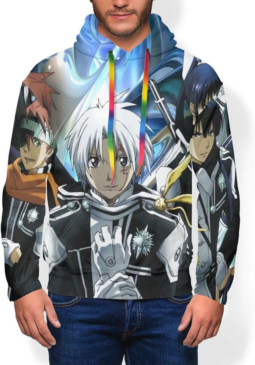 d gray man hoodie