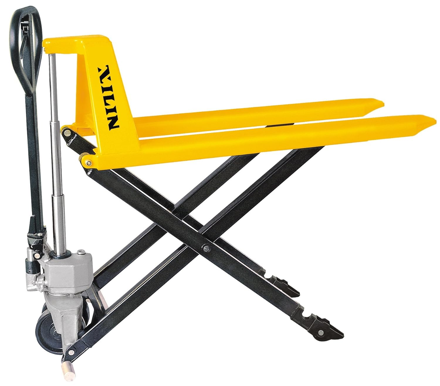 Scissor Lift Pallet Jack Truck, 2, 200 LBS Capacity, 27" x 45" Fork
