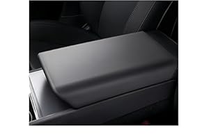 frani Center Console Armrest Cover Designed for Tesla Model 3 Highland 2024-2026 and Model Y Juniper 2026 Refresh,Non-Slip Designed with EZ Snap On Install-Black