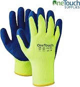A406 6 Pairs Thermal Work Gloves Large/9 Latex Rubber Gardening Building Safety view 2