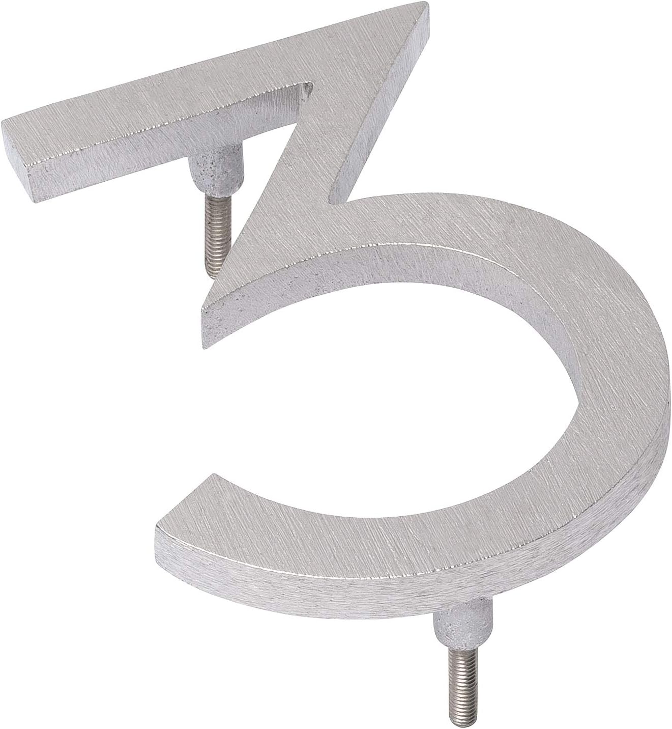 Address Signs - Montague Metal Products MHN-16-F-BA1-3 Solid Modern Floating Address House Numbers, 16