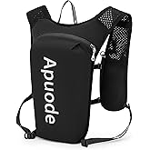 Apuode Running Hydration Vest Backpack,Lightweight Insulated Pack Daypack for Hiking Trail Running Cycling Race Marathon for Women Men