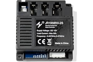 TOICOTTAGE JR1958RX-2S Kids car Parts Receiver Replacement Parts for Ride on Toys Remote Control car Motor Controller Powered Electric Vehicle