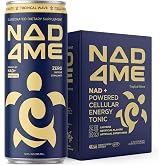 NAD4Me Tropical Wave Cellular Energy Drink, Sparkling, Zero Caffeine
