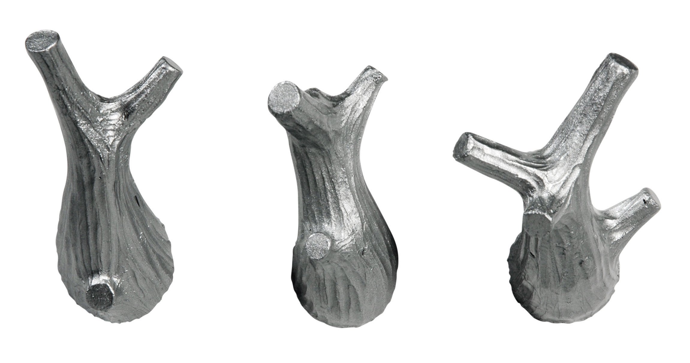 Capventure 3 Little Twigs Mini Hook, Set of 3, Silver