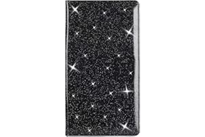 ERWUBA Car Registration and Insurance Holder Document Organizer Leather Vehicle Glove Box Organizer Car Document Holder Magnetic Closure Driver License Cards