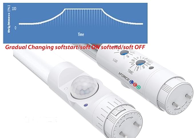 Ajustable Sensor de infrarrojos LED T8 4000 K Gradual Cambio (arranque suave/suave sobre