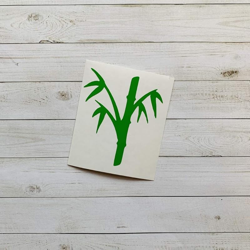 Bamboo Vinyl Stickers, Decal, Bamboo Decorations, Jungle