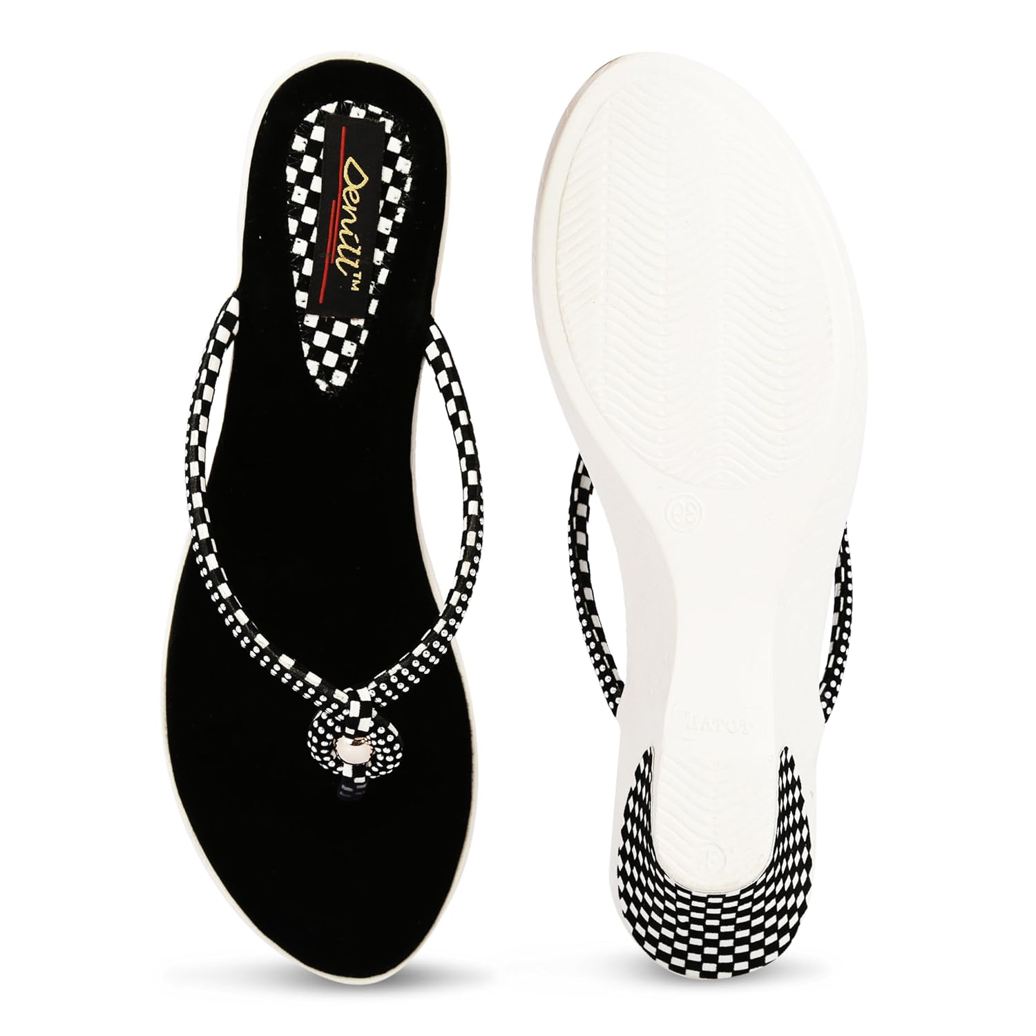 denill designer women's wedges