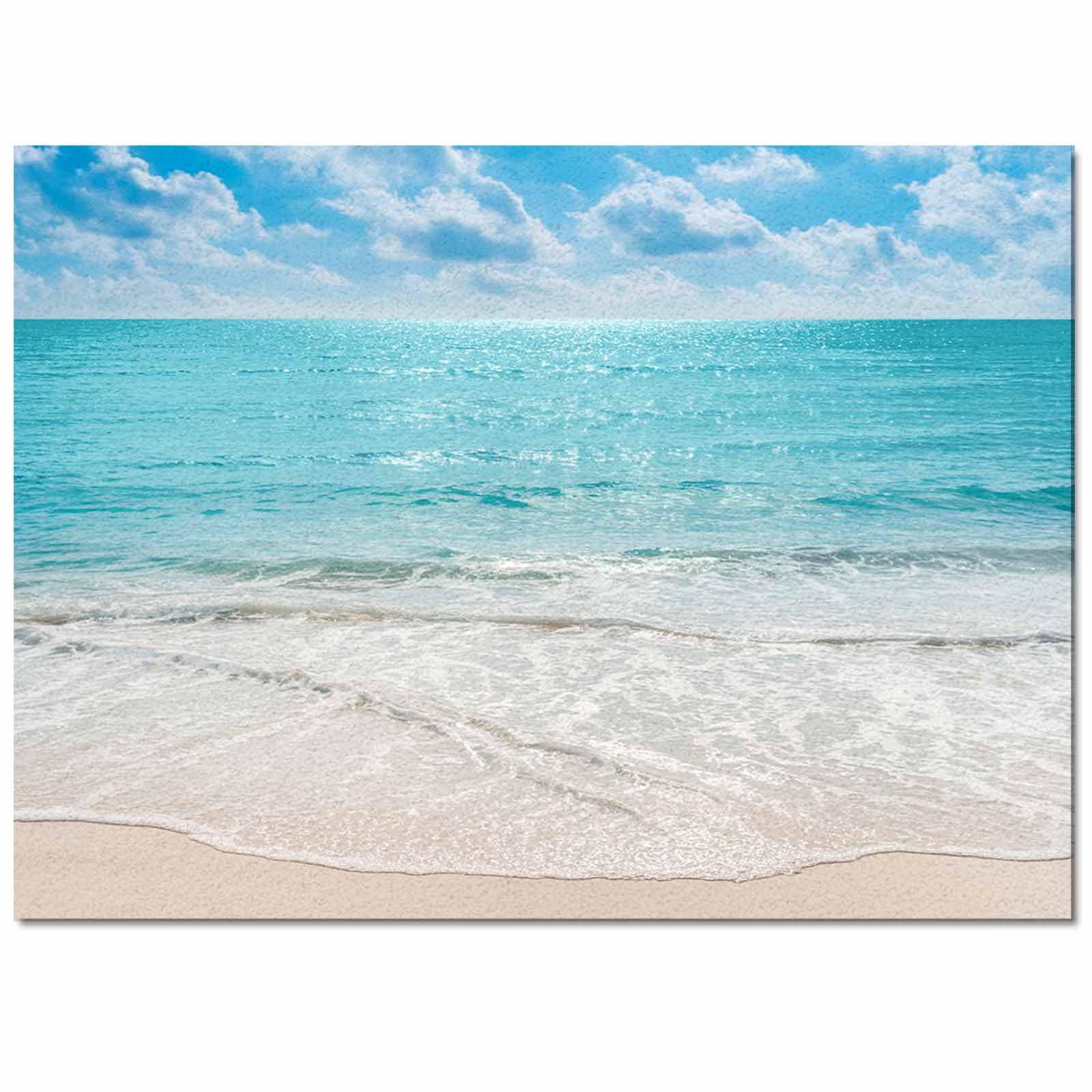 Gsypo Summer Indoor Modern Contemporary Area Rug, Tropical Ocean Beach Sea Water Ultra Soft Non-Shedding Carpet Floor Mats Stain Resistant Living Room Bedroom Area Rugs Washable 2'x3'