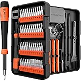 STREBITO Precision Screwdriver Set 64 in 1 Small Screwdriver Set with Torx, Triwing, Pentalobe Star, Mini Repair Tool Kit for