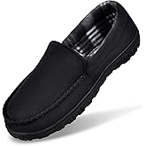 MIXIN Slippers for Men House Shoes Moccasin with Comfortable Memory Foam Indoor Outdoor