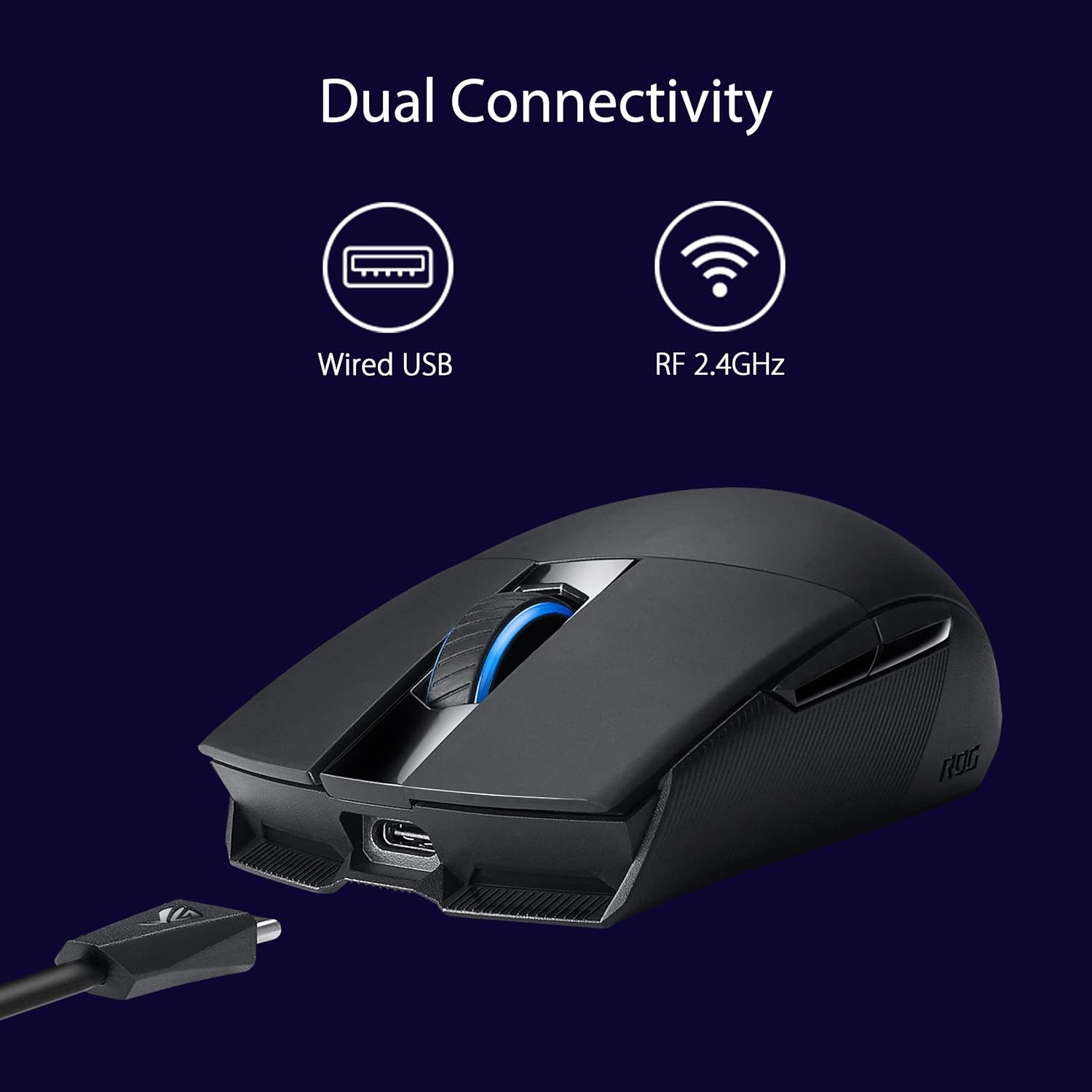 Asus Rog Strix Impact Ii Wireless Raton De Gaming Wireless De 2 4 Ghz 16 000 Dpi Cinco Botones Programables Asustek Amazon Es Informatica Asus Rog Strix Impact Ii Wireless Raton De Gaming Wireless De 2 4 Ghz 16 000 Dpi Cinco Botones Programables Asustek Amazon Es Informatica