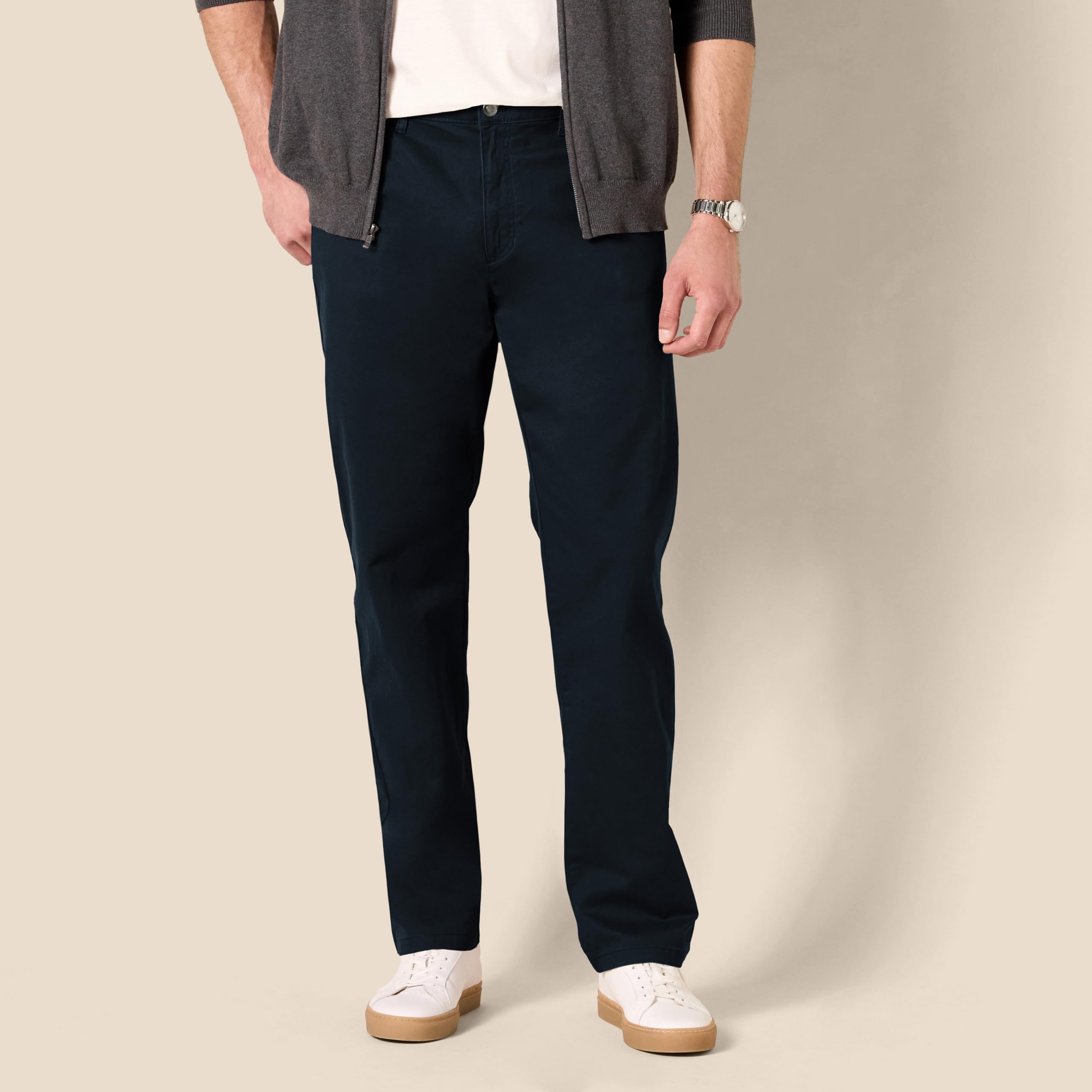 Amazon Essentials Herren 5-Pocket-Stretch-Twillhose, Gerade Geschnitten, Schwarz, 28W / 30L 6