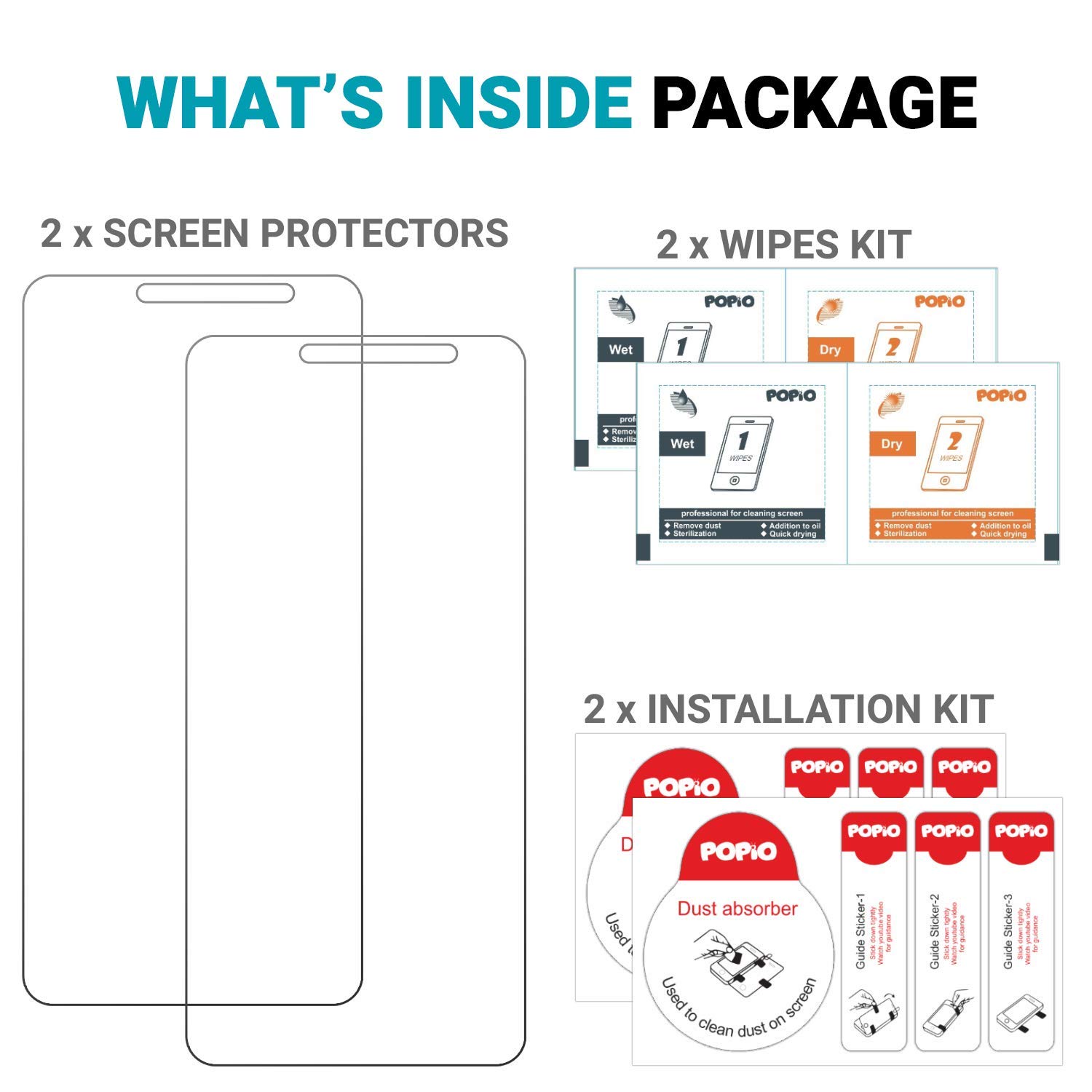 Popio Tempered Glass For Redmi Y2 Edge To Edge Full Amazon In Electronics