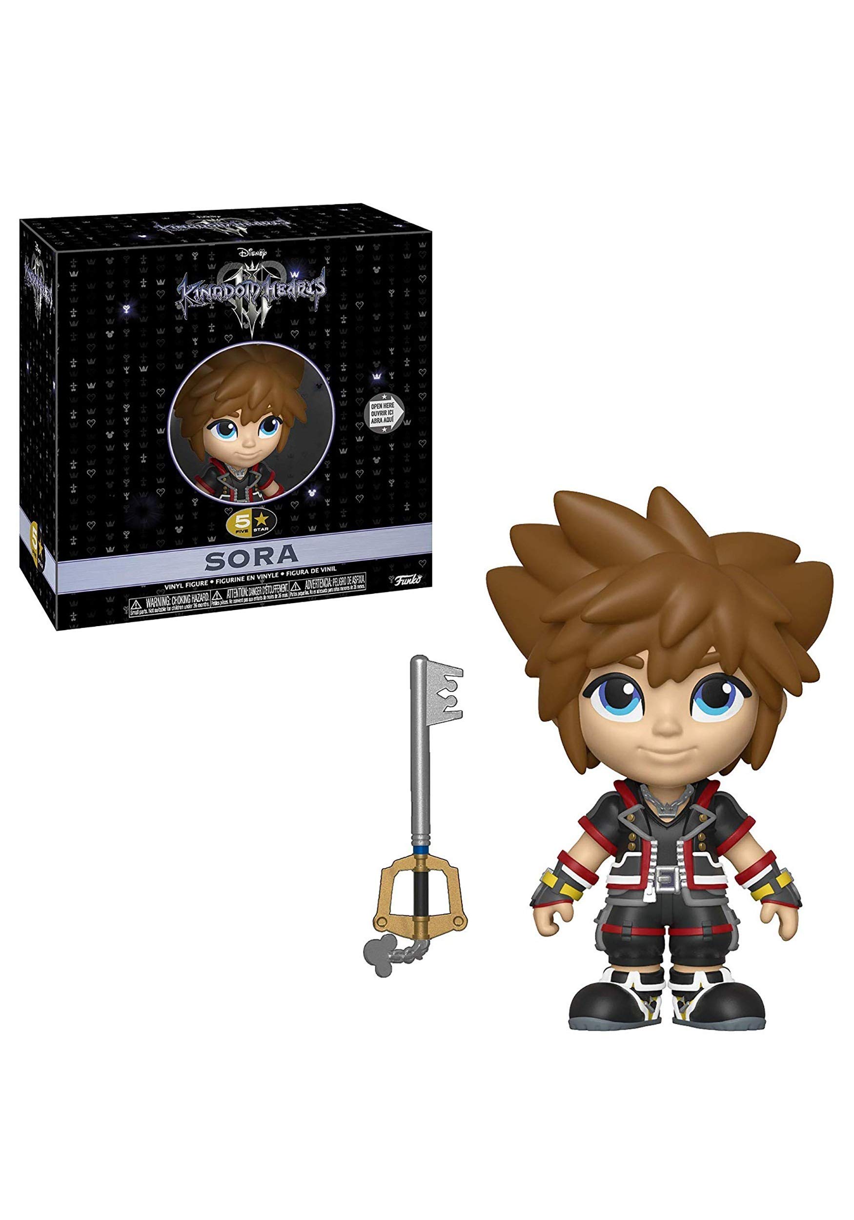 Funko 5 Star: Kingdom Hearts 3: Sora, Multi - Collectable Vinyl Figure - Gift Idea - Official Merchandise - Toys for Kids & Adults - Video Games Fans - Model Figure for Collectors and Display