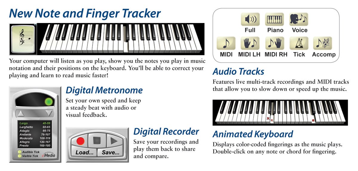 eMedia Piano and Keyboard Method v3 [Mac Download] - Thumbnail 4