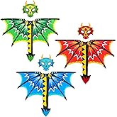 Creatoy Dragon Costume Kids 6pcs toddler dragon wings with dragon masks for Girls Boys Animal Dress Up Clothes for Play Halloween Dinosaur Birthday Party Supplies