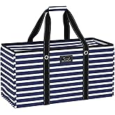 SCOUT Errand Boy - Extra Large Lightweight Utility Tote with Breakaway Zipper - Collapsible Grocery and Market or Beach Tote