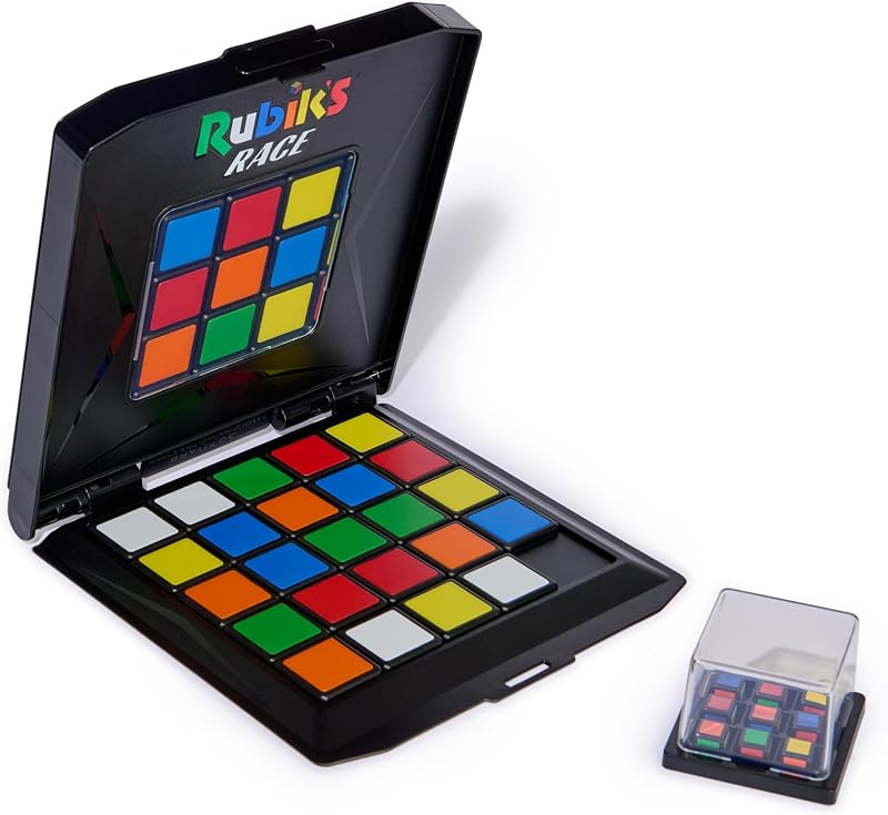 RUBIK'S - Rubiks Race Game: Jogo de tabuleiro clássico com sequências lógicas individuais para dois jogadores - 6066927 - Jogos de Tabuleiro para Crianças 8 anos + - Brinquedos Crianças 8 anos +