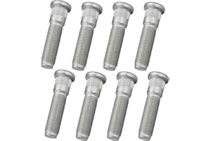 GWNOWZZET 8 Pcs Front or Rear Wheel Stud for 2012-2019 Dodge Ram 2500 3500 Replace 6509866AA