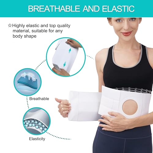 thumbnail image 2 of Stoma Care Belt – Ostomy Support Belt – Colostomy Belt – Adjustable, Soft, Breathable 2 of 4