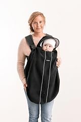 BabyBjörn Baby Carrier Cover Black Detachable Hood Windproof Water Resistant view 3