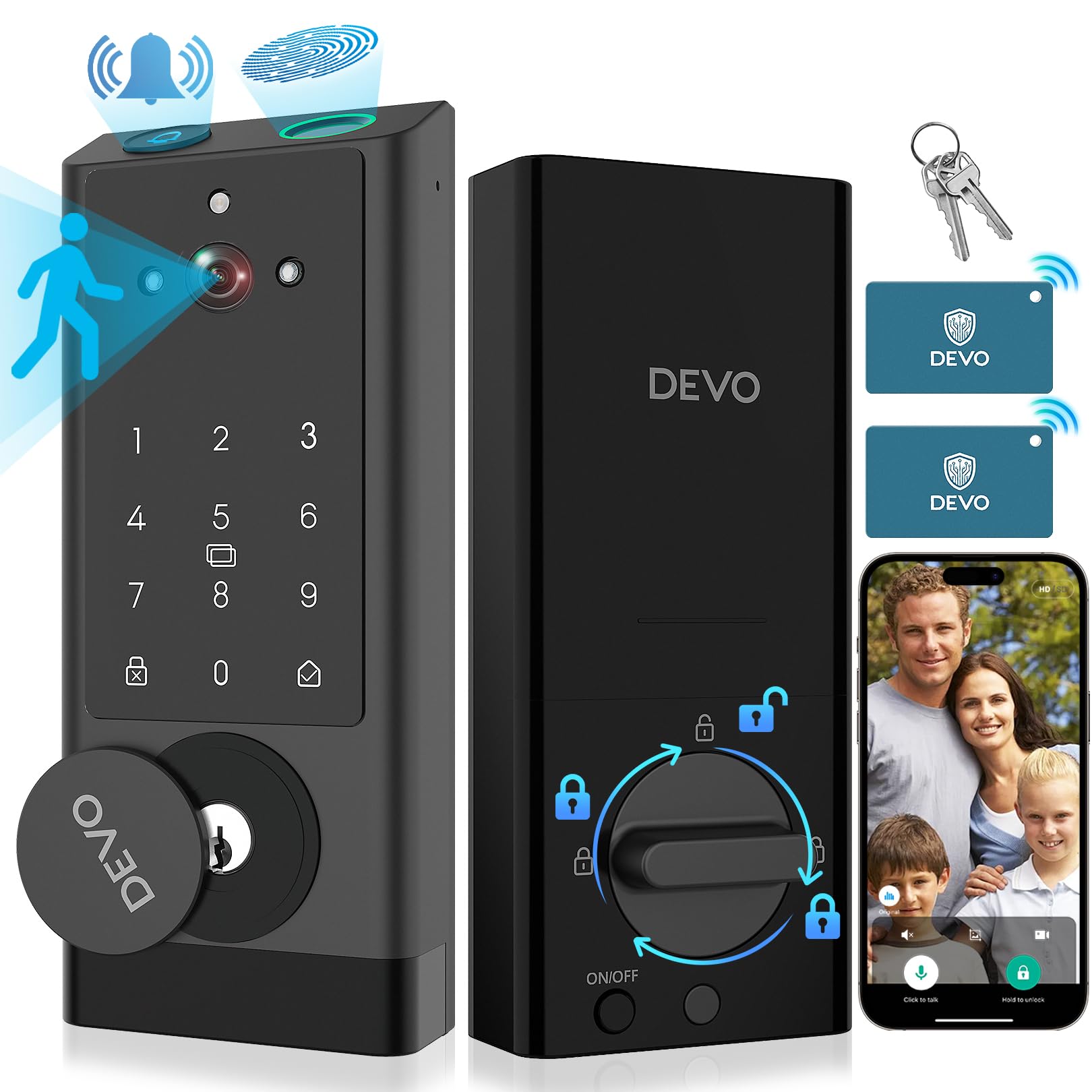 DEVO G1 Video Smart Lock with Camera