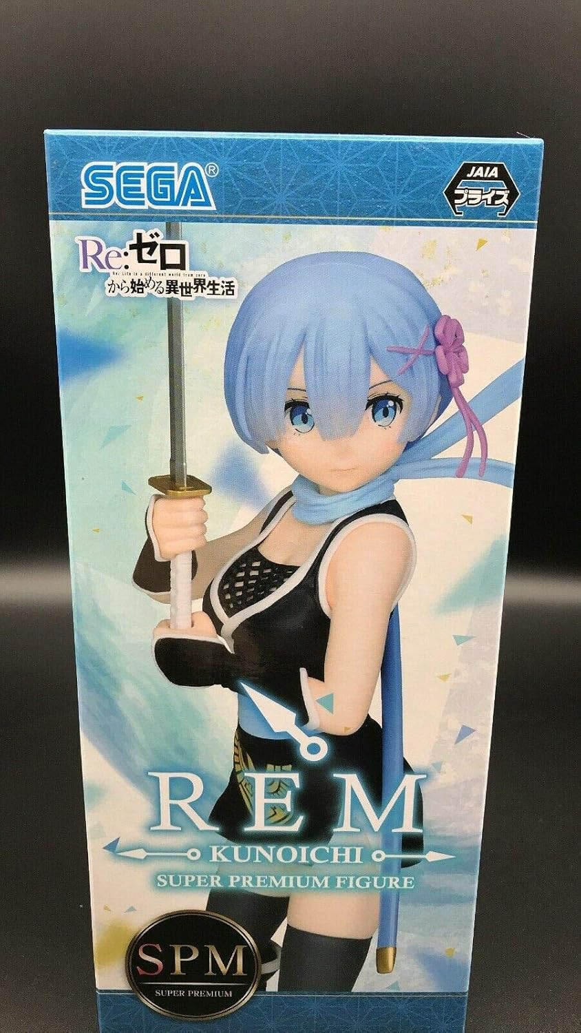 JPT Re: Zero Starting Life in Another World Rem Super Premium Figure Ninja Kunoichi Ver, 7" - Image 5