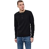 REIGNING CHAMP Men's Lightweight Waffle Standard Henley